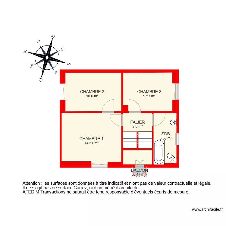 BI 6421 ETAGE. Plan de 