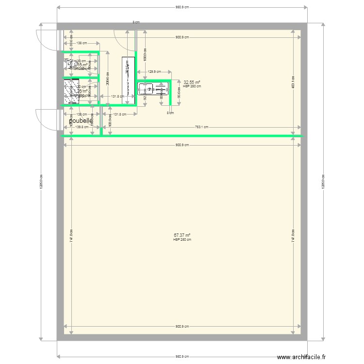 recinov. Plan de 0 pièce et 0 m2