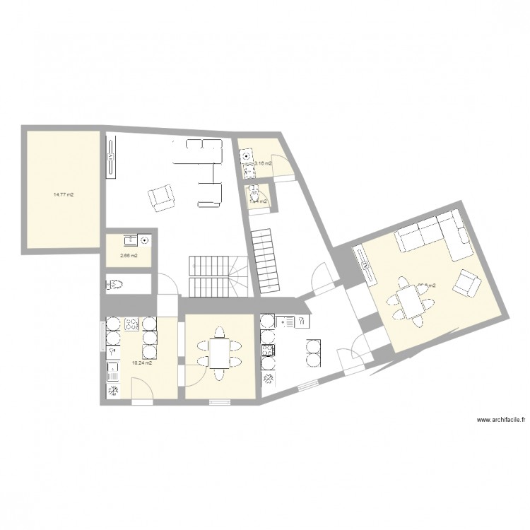 reynaud 704 Michele modifié. Plan de 0 pièce et 0 m2