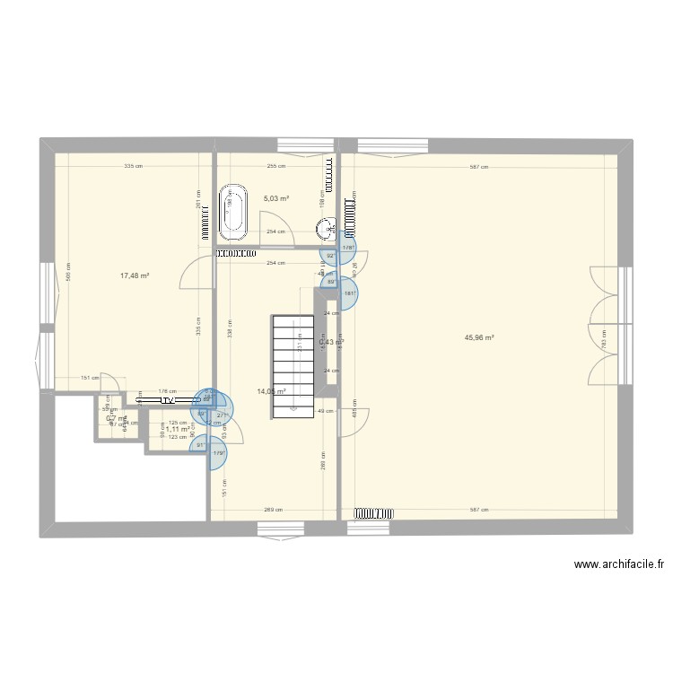 Etage. Plan de 0 pièce et 0 m2