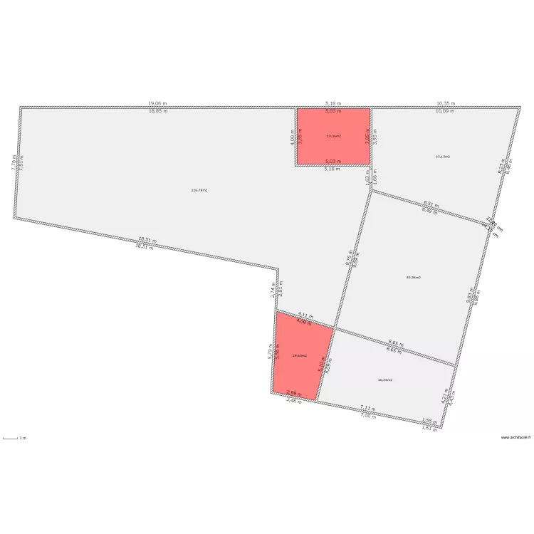 MAISON BOUCAU. Plan de MAISON BOUCAU. Plan de