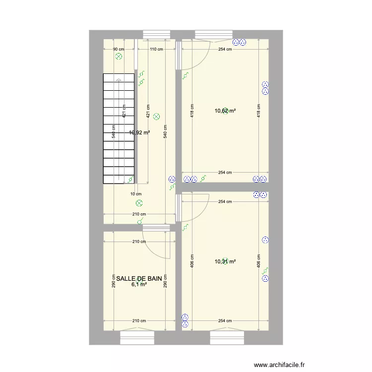 Luminaires Morlanwelz Etage Projeté. Plan de Luminaires Morlanwelz Etage Projeté. Plan de