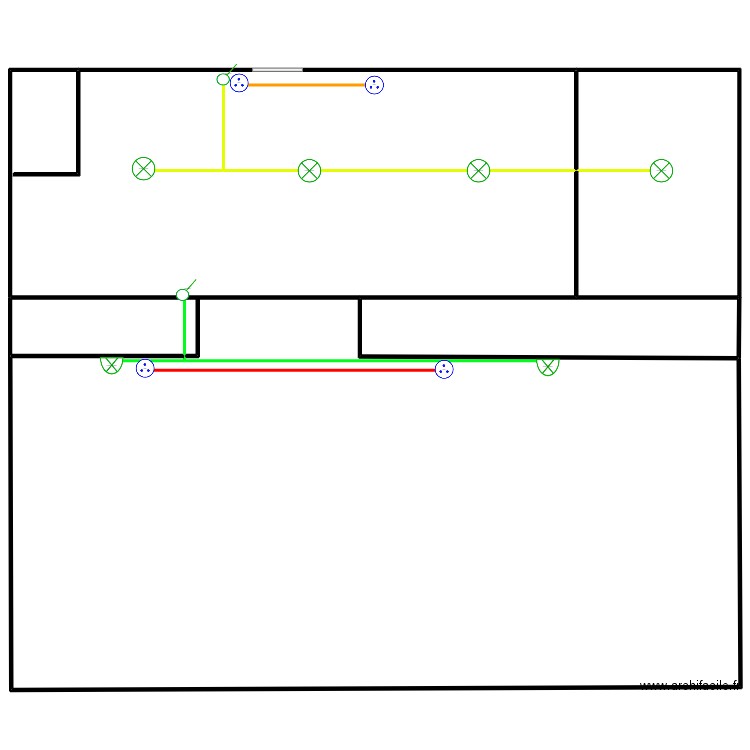 étage Givry Vincent. Plan de 5 pièces et 251 m2