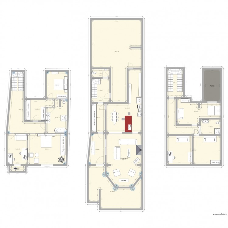 maaison. Plan de 0 pièce et 0 m2