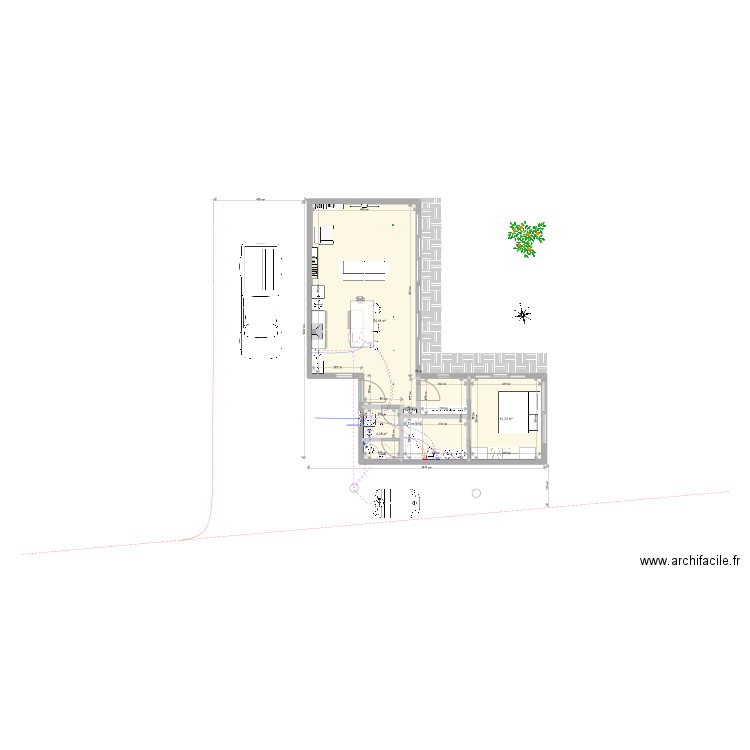 Mho kaz evo plomberie. Plan de 0 pièce et 0 m2