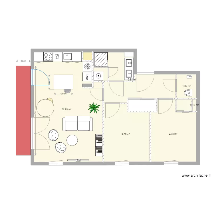 cuisinesalon. Plan de 