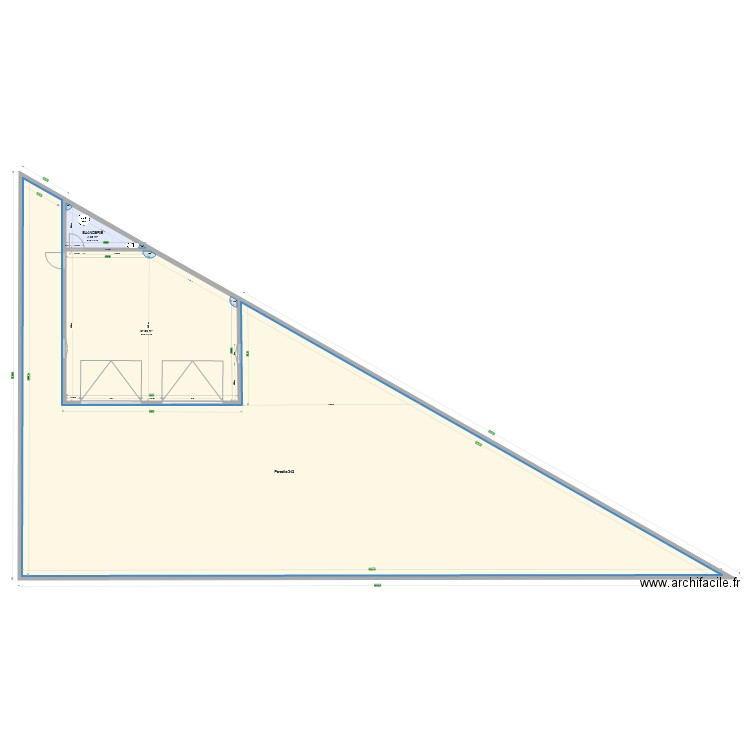 garage avec amenagement. Plan de 0 pièce et 0 m2