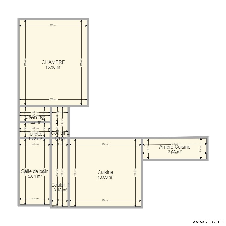 COTTE. Plan de 0 pièce et 0 m2