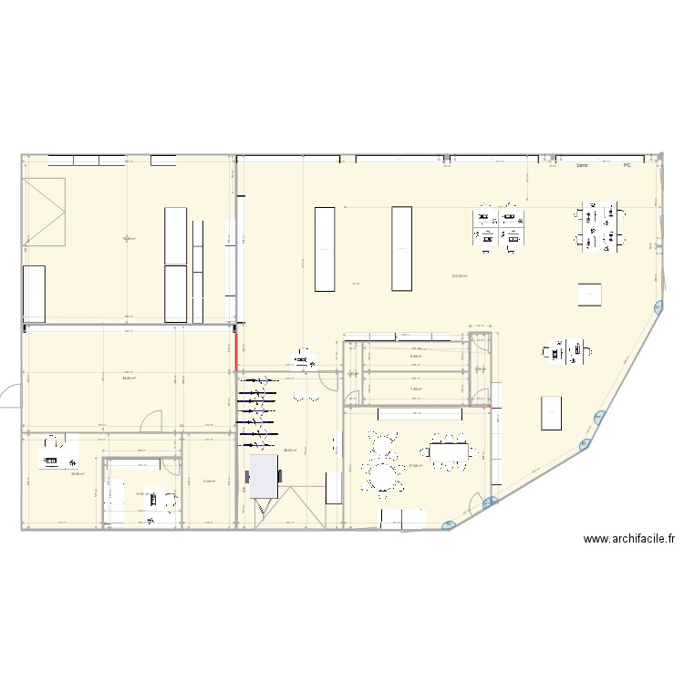 local  23. Plan de 0 pièce et 0 m2