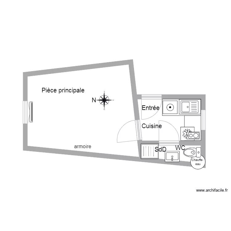 40 Chemin Vert. Plan de 