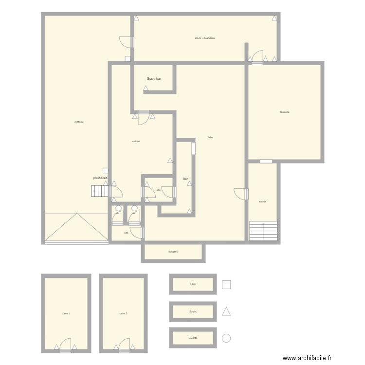 ginza. Plan de 0 pièce et 0 m2