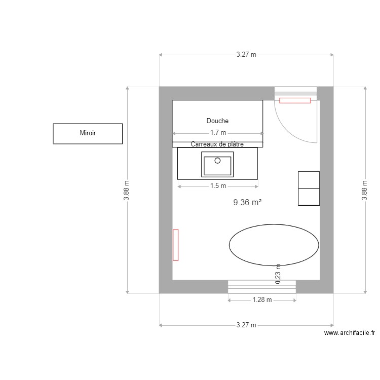 Salle de bains 3. Plan de 0 pièce et 0 m2