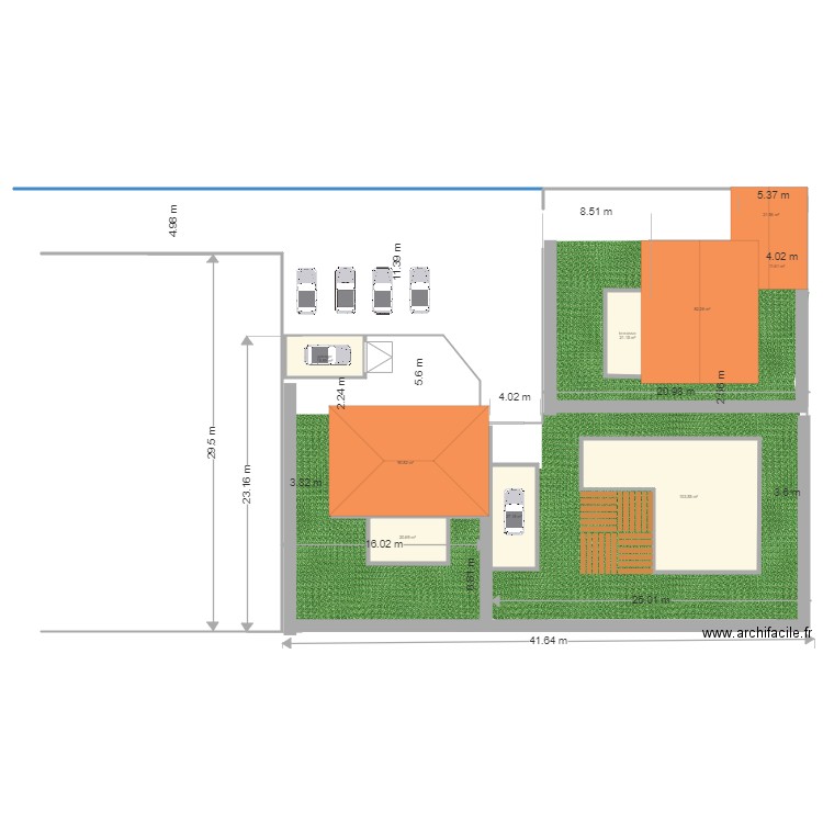 projet terrain 4. Plan de 0 pièce et 0 m2