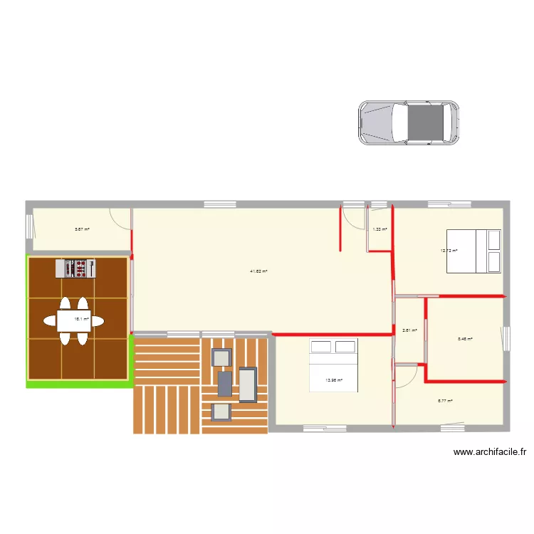 maison3. Plan de 