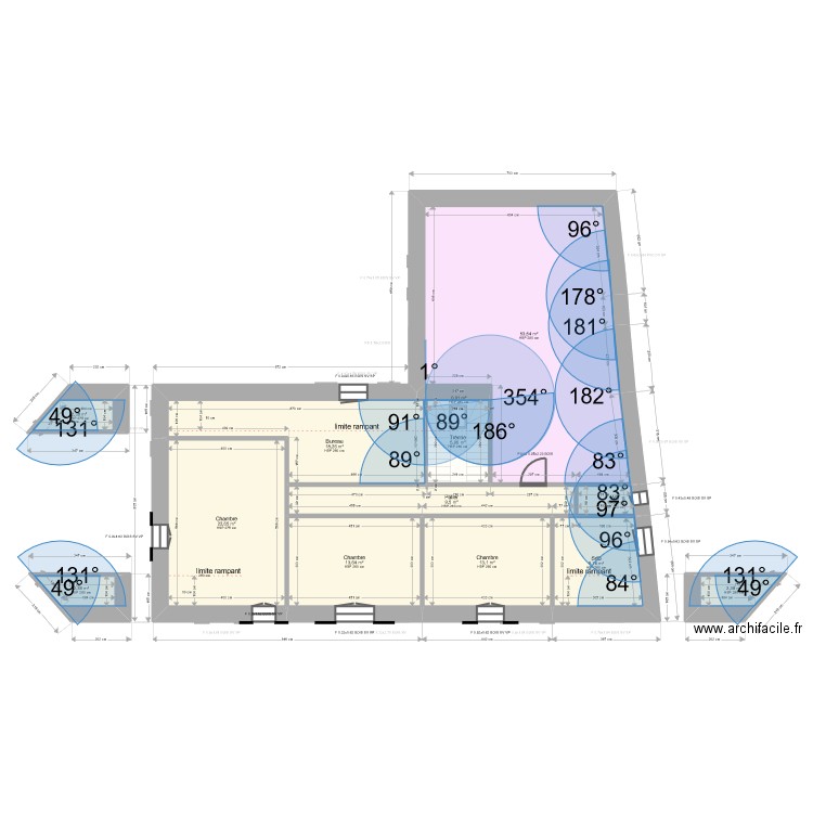 TOUYA Dominique. Plan de 0 pièce et 0 m2