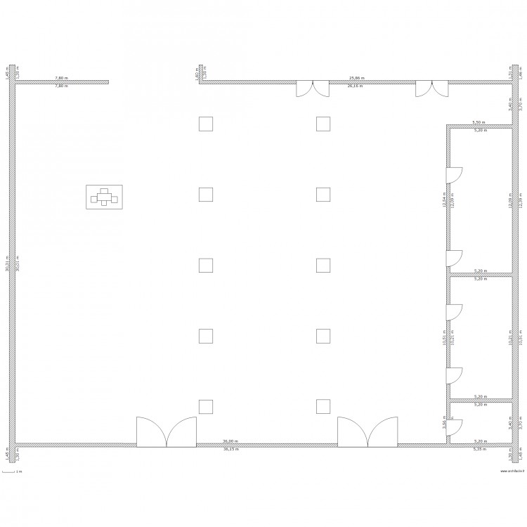 fini. Plan de 0 pièce et 0 m2