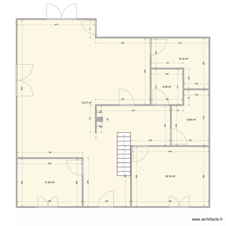 G et S base. Plan de 