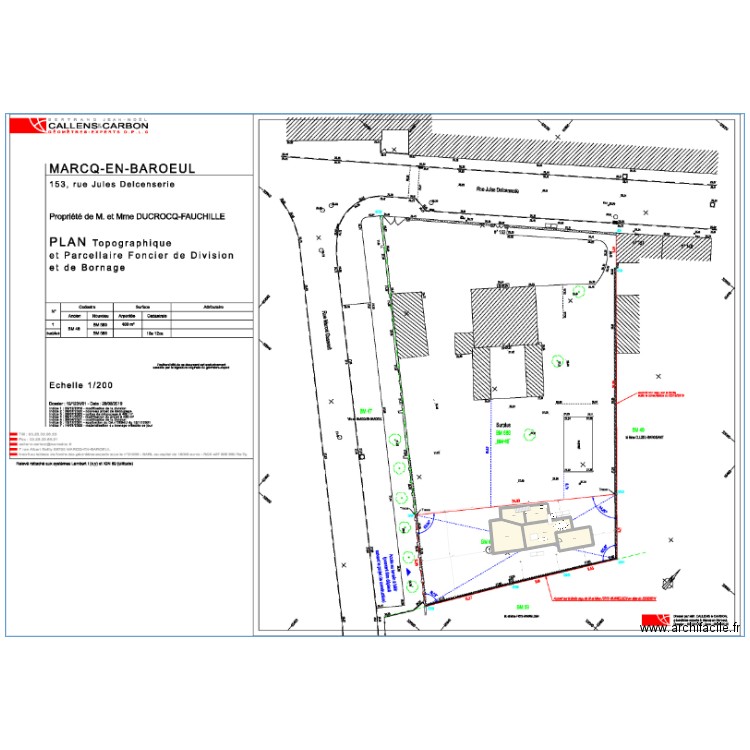 Maison 1. Plan de 5 pièces et 96 m2