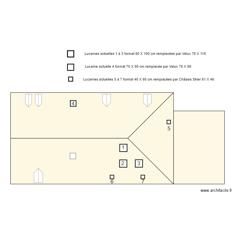 PLAN TOITURE. Plan de 0 pièce et 0 m2