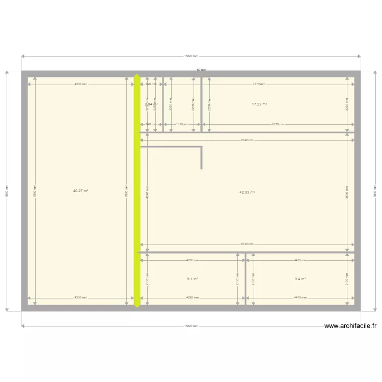pavillons vasles v2. Plan de 