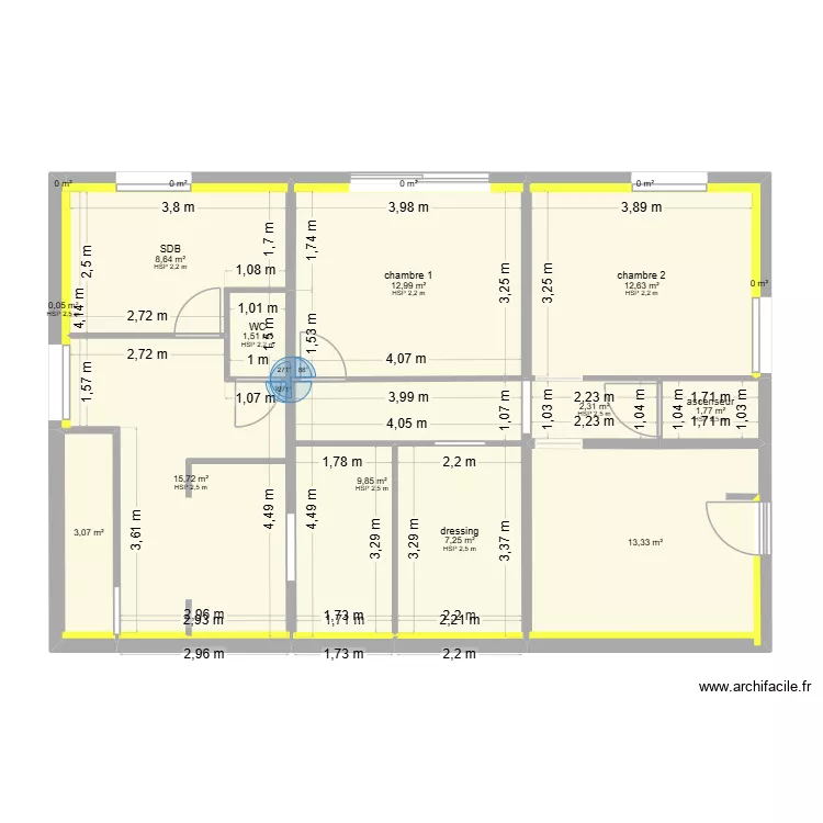 REZ DE CHAUSS&Eacute;E. Plan de 17 Pièces et 89 m²