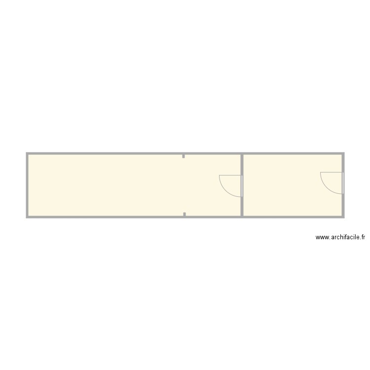 double. Plan de 0 pièce et 0 m2