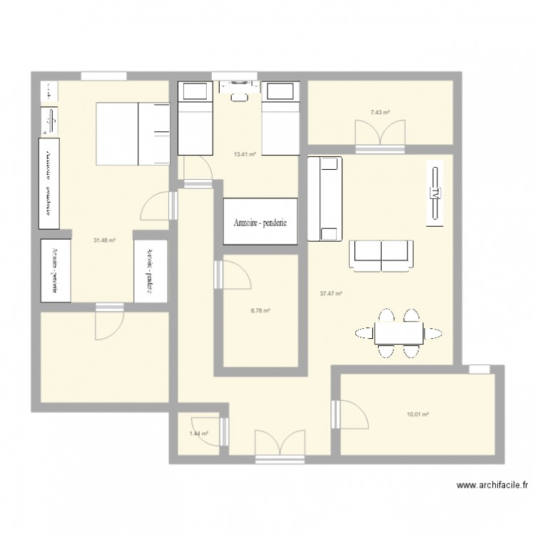 bustan 2. Plan de 0 pièce et 0 m2