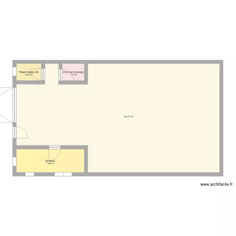 Entrepot. Plan de 