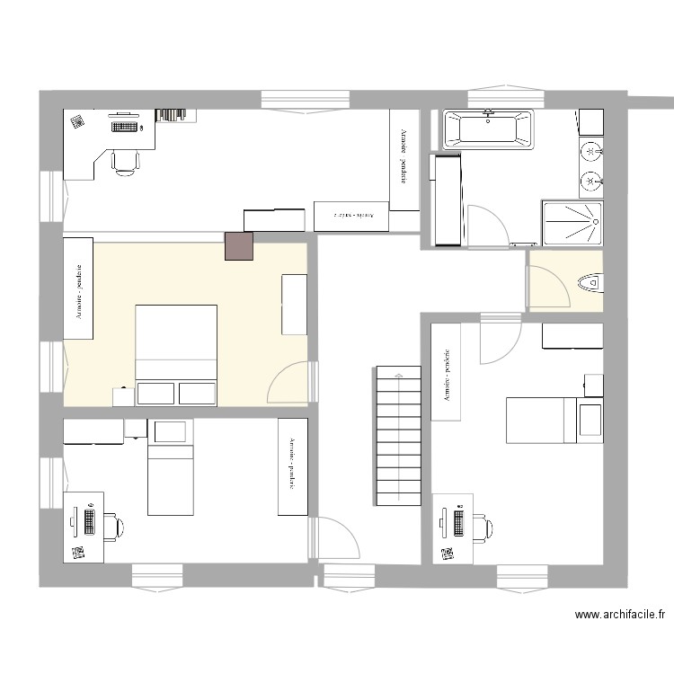 ETAGE ALTENACH. Plan de 0 pièce et 0 m2