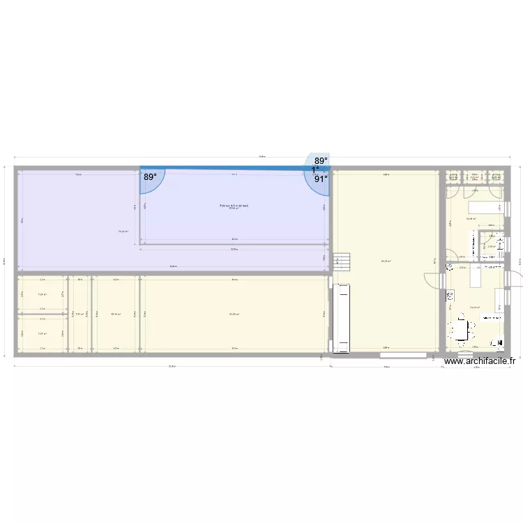 chevrerie nord sud terrassement. Plan de 