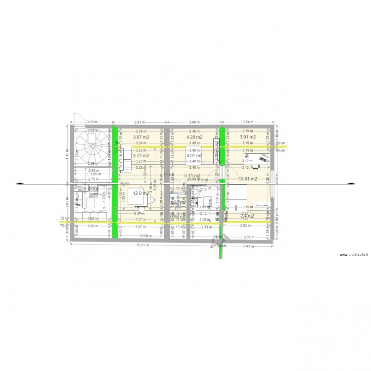 appt. Plan de 0 pièce et 0 m2