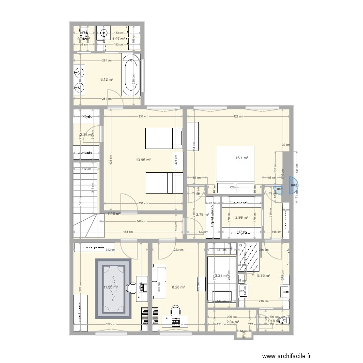 SP 2eme étage transfo mezza. Plan de 0 pièce et 0 m2