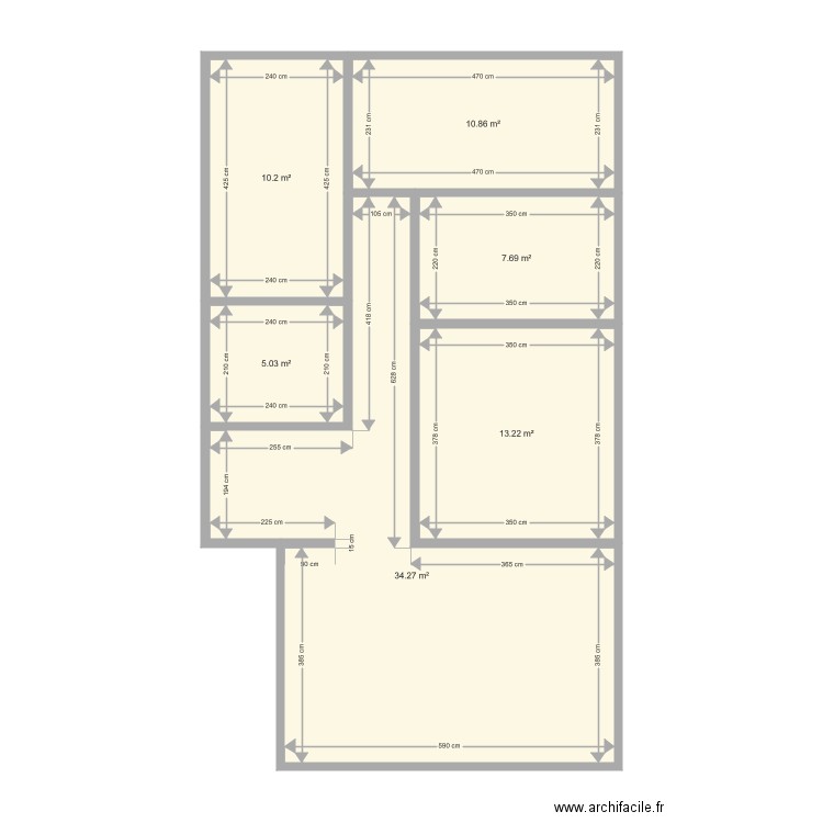 2ème. Plan de 0 pièce et 0 m2