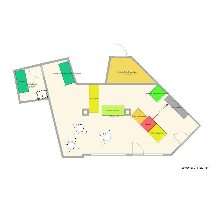 Local Park n ship. Plan de 