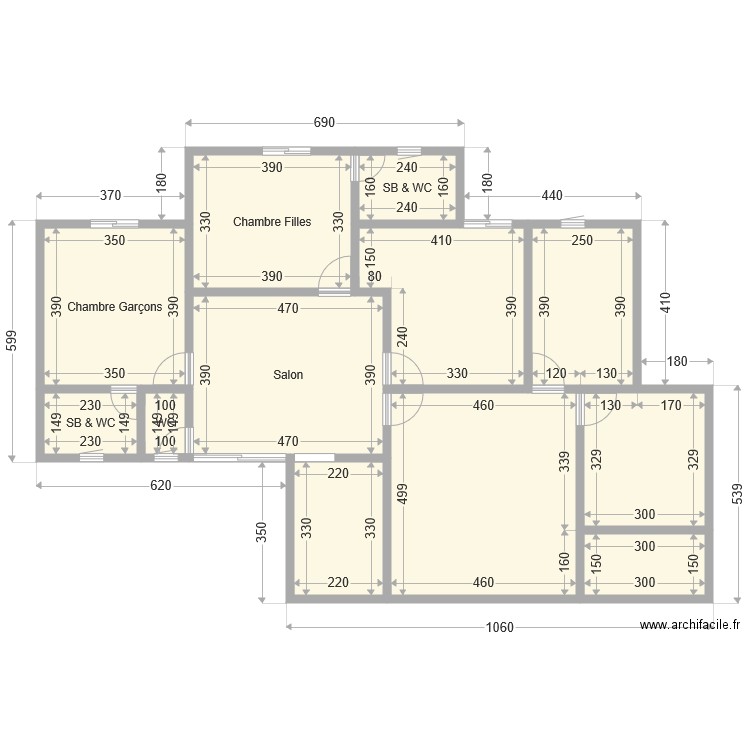 etage alpha bis . Plan de 0 pièce et 0 m2