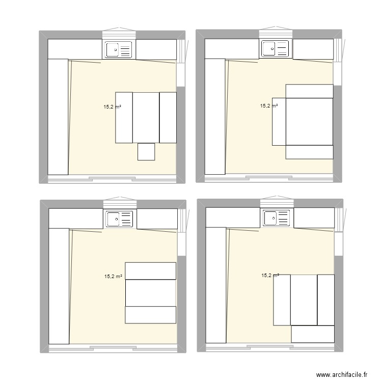 cocina 2. Plan de 0 pièce et 0 m2