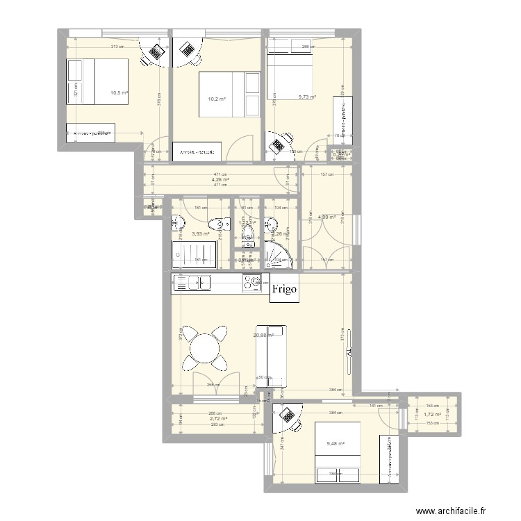 Plaisir travaux. Plan de 0 pièce et 0 m2