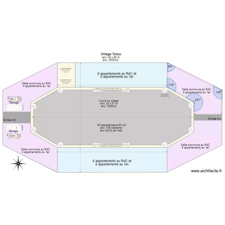 Immeuble Village 03. Plan de Immeuble Village 03. Plan de