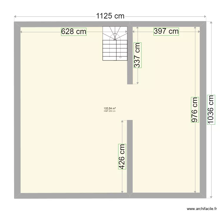 Eghezee - GRENIER. Plan de 