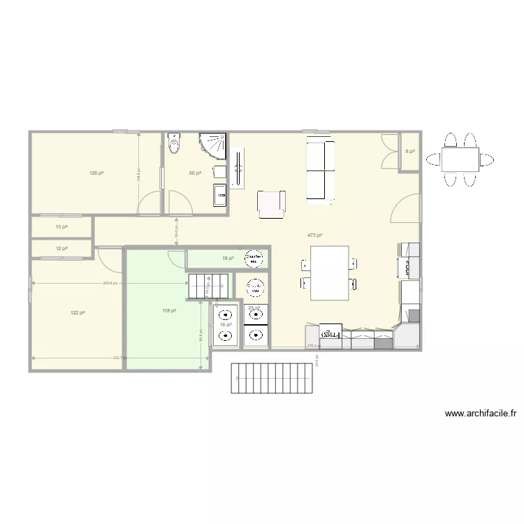 10 Plan bas modifi&eacute; option 2. Plan de 