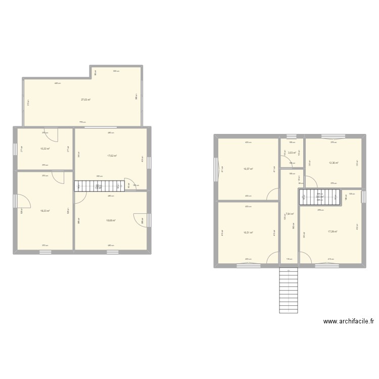 Plans initiaux La Mothe. Plan de 0 pièce et 0 m2