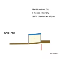 Plan de coupe existant DP3