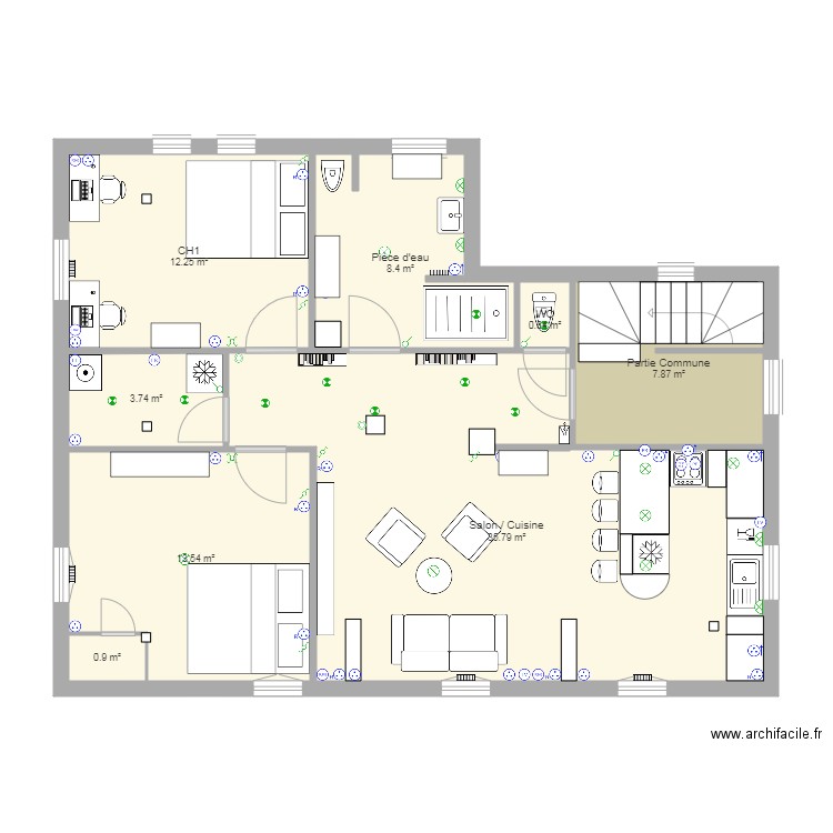 St Léon éléctricité. Plan de 0 pièce et 0 m2