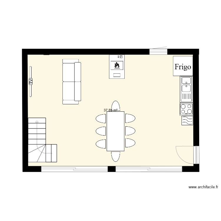 LOUP SAOUT. Plan de 0 pièce et 0 m2