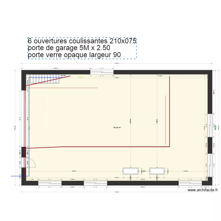 SOUS SOL ET FACADE. Plan de 
