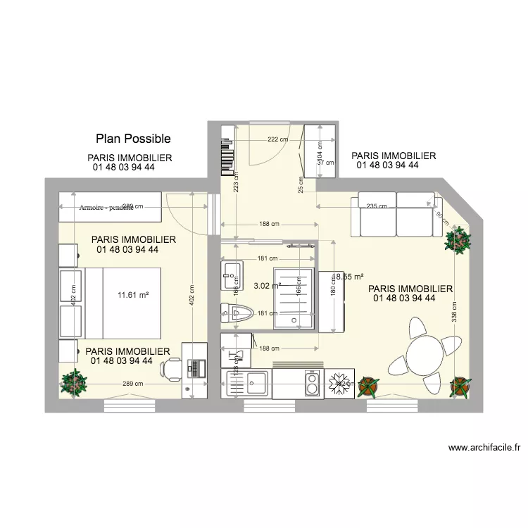6bis  RECOLLET 2. Plan de 