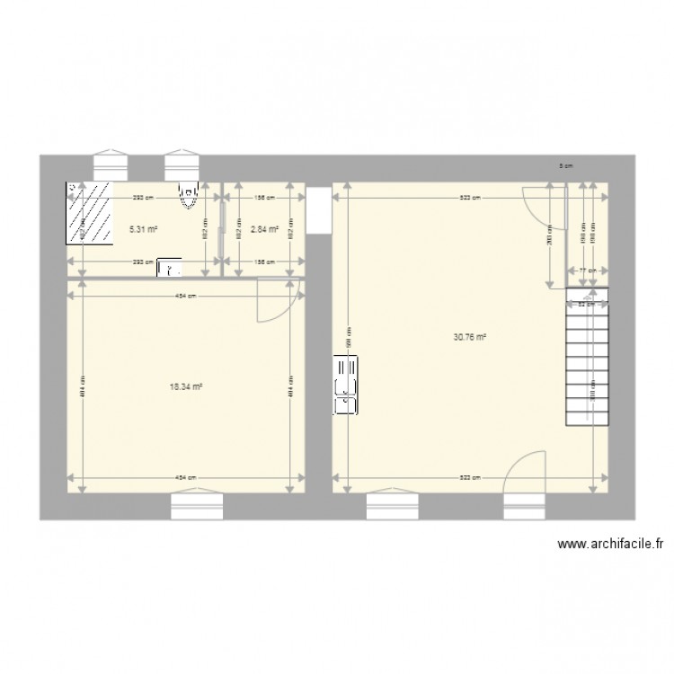 CHALAND. Plan de 0 pièce et 0 m2