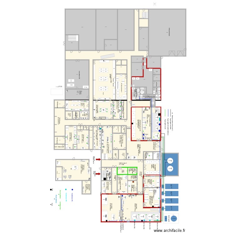 V241 Équip  Agrand tuyau de transfert 21 000p2  V10. Plan de 0 pièce et 0 m2