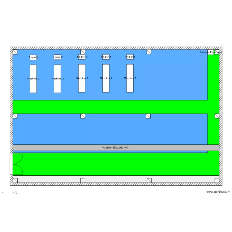 Extention Usine. Plan de Extention Usine. Plan de
