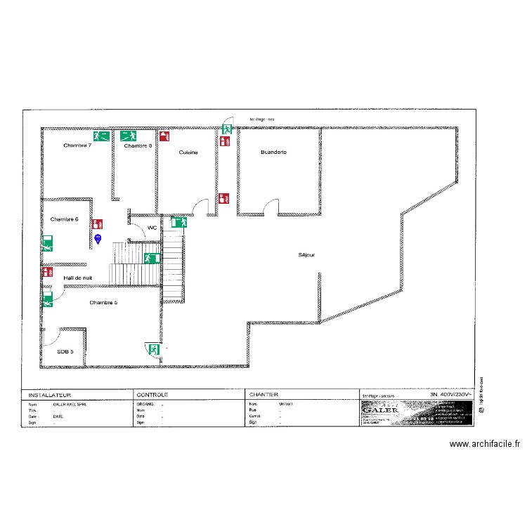 Ucimont Evacuation1er a. Plan de 0 pièce et 0 m2